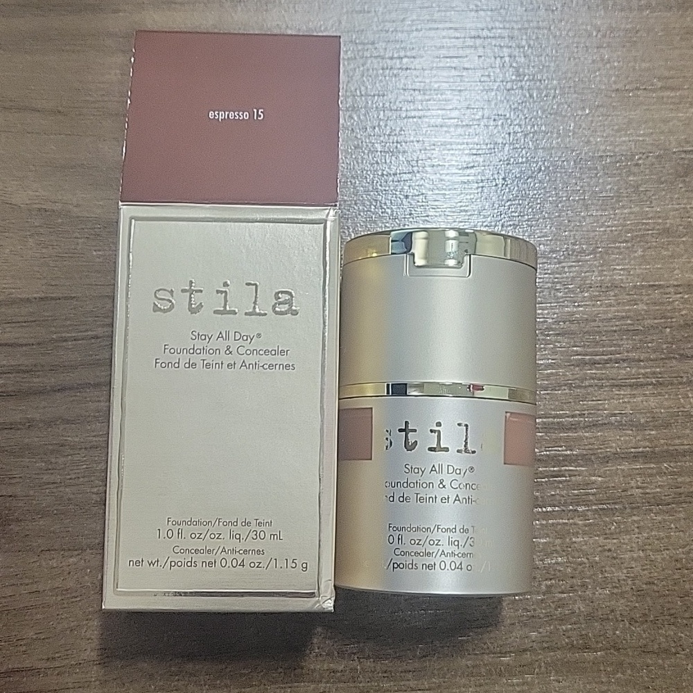 Stila Stay All Day Foundation & Concealer Espresso-New in Box - Picture 8 of 16